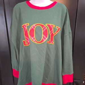 Lularoe Holiday Joy Hannah Sz L NWT